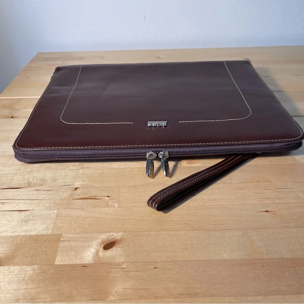 Boss - Hugo Boss - Full Zip Executive Folio Cognac Leather